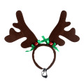 Dernières accessoires de Noël à animal de compagnie doux Antler Headwear pour chiens chats en gros